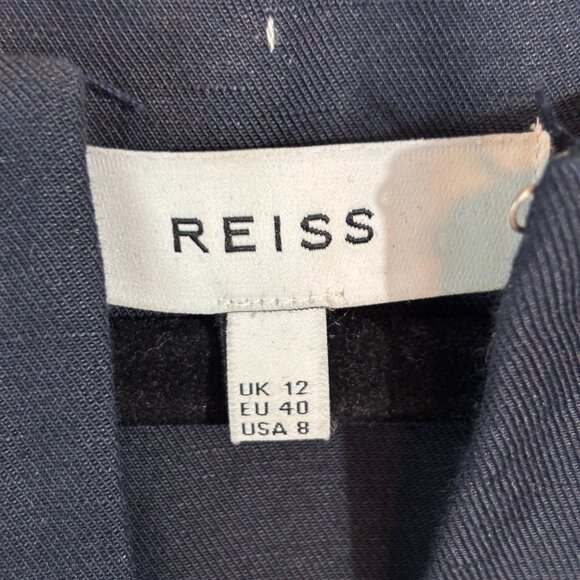 Reiss Rhona Dress, Navy, Size 8 - Picture 3 of 8